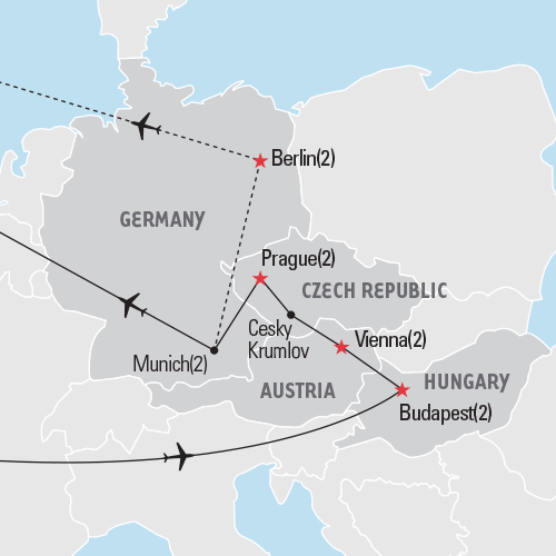 Budapest, Vienna, Prague & Munich
