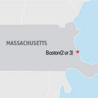 Map of Boston: the Hub Educational Student Tour and Trip