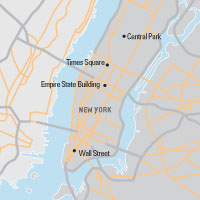 Map of Insider's New York City