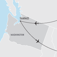 Map of Seattle: the Emerald City Class Trip