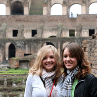The Art of France and Italy Educational Tour | Students at Rome Colosseum