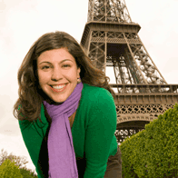 French Studies in France | Student at Eiffel Tower