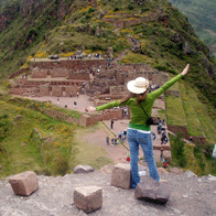 Peru Educational Tour | Student at Machu Picchu 