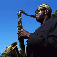 New Orleans Class Trip | Busker Playing Saxophone