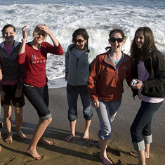 Explorica Students on Beach in Nice France