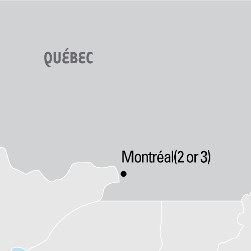 Map of Montréal: Innovation & Heritage tour
