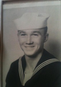 Paul Nyren (1922-2011), U.S. Navy, World War II. Grandfather of Explorica Copywriter, Hannah Nyren.